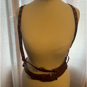 GREAT CONDITION BROWN HARNESS BELT